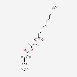 1-Methyl-2-((1-oxo-3-phenyl-2-propenyl)oxy)propyl 10-undecenoate