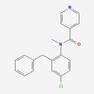 N-(2-Benzyl-4-chlorophenyl)-N-methylpyridine-4-carboxamide