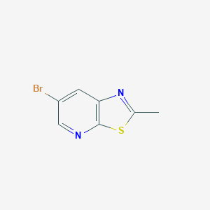 molecular formula C7H5BrN2S B1441893 6-Bromo-2-methylthiazolo[5,4-b]pyridine CAS No. 886372-92-5