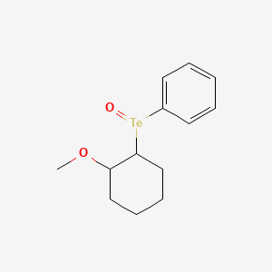 (2-Methoxycyclohexane-1-tellurinyl)benzene