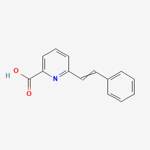 6-(2-Phenylethenyl)pyridine-2-carboxylic acid