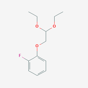 molecular formula C12H17FO3 B1441898 1-(2,2-Diethoxyethoxy)-2-fluorobenzene CAS No. 1313712-61-6