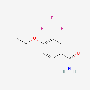 molecular formula C10H10F3NO2 B1441899 4-Ethoxy-3-(trifluoromethyl)benzamide CAS No. 1206593-26-1