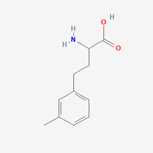 molecular formula C11H15NO2 B1441913 2-Amino-4-M-tolyl-butyric acid CAS No. 225233-70-5
