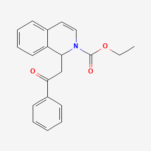 Ethyl 1-(2-oxo-2-phenylethyl)isoquinoline-2(1H)-carboxylate