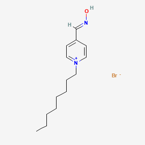 (NE)-N-[(1-octylpyridin-1-ium-4-yl)methylidene]hydroxylamine;bromide