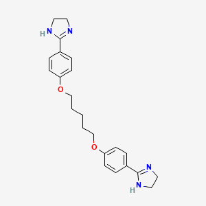 1H-Imidazole, 2,2'-(1,5-pentanediylbis(oxy-4,1-phenylene))bis(4,5-dihydro-