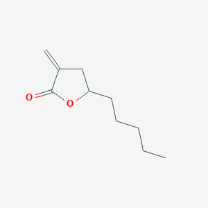 2(3H)-Furanone, dihydro-3-methylene-5-pentyl-