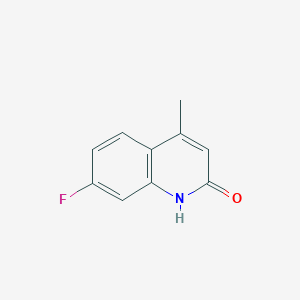 molecular formula C10H8FNO B1441930 7-Fluoro-4-methylquinolin-2(1H)-one CAS No. 271241-24-8