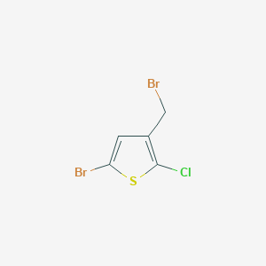 molecular formula C5H3Br2ClS B1441933 5-溴-3-(溴甲基)-2-氯噻吩 CAS No. 1185727-35-8