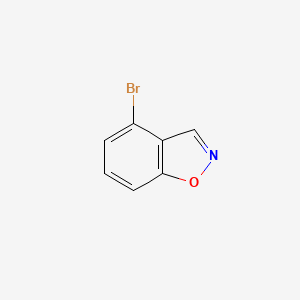 molecular formula C7H4BrNO B1441935 4-溴苯并[D]异恶唑 CAS No. 1126848-34-7