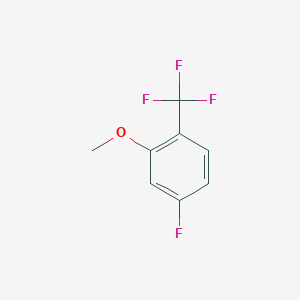 molecular formula C8H6F4O B1441938 2-甲氧基-4-氟苯三氟化物 CAS No. 1114809-20-9