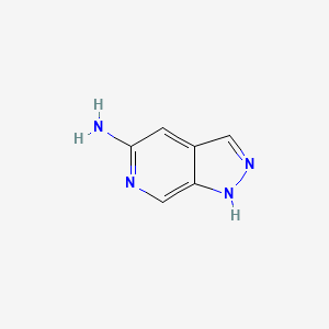 molecular formula C6H6N4 B1441941 1H-Pyrazolo[3,4-C]pyridin-5-amine CAS No. 1049672-75-4
