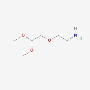 molecular formula C6H15NO3 B1441942 2-(2-Aminoethoxy)-1,1-dimethoxyethane CAS No. 1228258-40-9