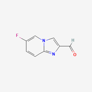 molecular formula C8H5FN2O B1441945 6-Fluoroimidazo[1,2-a]pyridine-2-carbaldehyde CAS No. 881841-32-3
