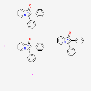 1-Oxo-2,3-diphenyl-1H-indolizin-4-ium iodide (1/1)