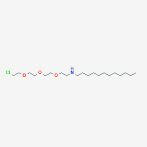 N-(2-{2-[2-(2-Chloroethoxy)ethoxy]ethoxy}ethyl)dodecan-1-amine