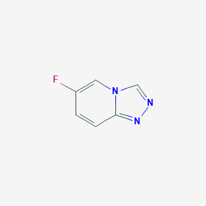 molecular formula C6H4FN3 B1441948 6-Fluoro-[1,2,4]triazolo[4,3-a]pyridine CAS No. 1019024-79-3