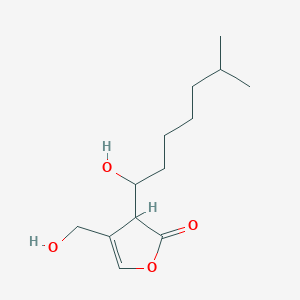 2-(6'-Methylheptanoyl)-3-hydroxymethyl-4-butanolide