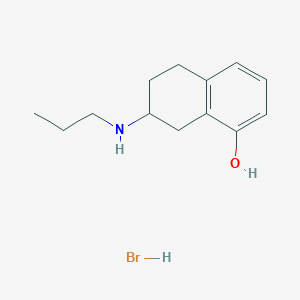 7-(Propylamino)-5,6,7,8-tetrahydronaphthalen-1-ol;hydrobromide