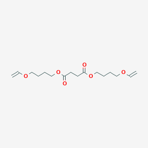 molecular formula C16H26O6 B144196 琥珀酸双(4-(乙烯氧基)丁酯) CAS No. 135876-32-3