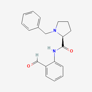 (2S)-1-benzyl-N-(2-formylphenyl)pyrrolidine-2-carboxamide