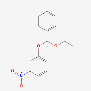 1-[Ethoxy(phenyl)methoxy]-3-nitrobenzene