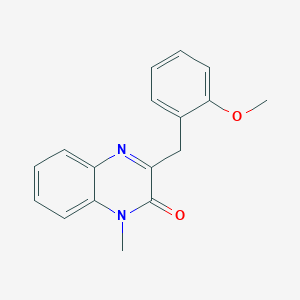 3-[(2-Methoxyphenyl)methyl]-1-methylquinoxalin-2(1H)-one