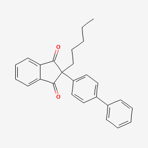 2-([1,1'-Biphenyl]-4-yl)-2-pentyl-1H-indene-1,3(2H)-dione