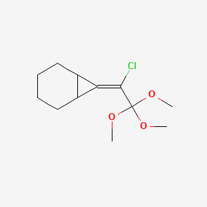 7-(1-Chloro-2,2,2-trimethoxyethylidene)bicyclo[4.1.0]heptane