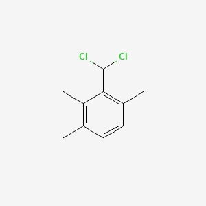 Benzene, (dichloromethyl)-1,2,4-trimethyl-