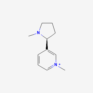 Pyridinium, 1-methyl-3-((2S)-1-methyl-2-pyrrolidinyl)-