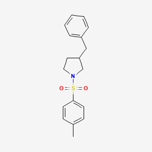 Pyrrolidine, 1-[(4-methylphenyl)sulfonyl]-3-(phenylmethyl)-