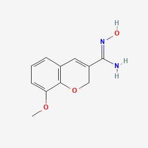 N'-Hydroxy-8-methoxy-2H-chromene-3-carboximidamide