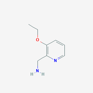 molecular formula C8H12N2O B1441987 [(3-乙氧基吡啶-2-基)甲基]胺 CAS No. 912761-74-1