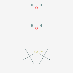 Di-tert-butyl-lambda~2~-germane--water (1/2)