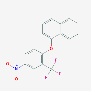 1-[4-Nitro-2-(trifluoromethyl)phenoxy]naphthalene