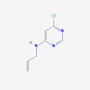 molecular formula C7H8ClN3 B1441998 N-烯丙基-6-氯-4-嘧啶胺 CAS No. 160416-47-7