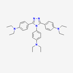 4,4',4''-(4H-1,2,4-Triazole-3,4,5-triyl)tris(N,N-diethylaniline)