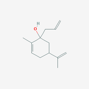 2-Methyl-5-(prop-1-en-2-yl)-1-(prop-2-en-1-yl)cyclohex-2-en-1-ol