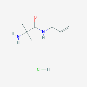 B1442008 N-Allyl-2-amino-2-methylpropanamide hydrochloride CAS No. 1220018-73-4