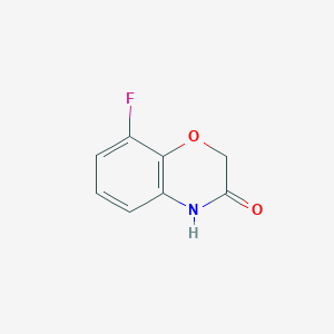 molecular formula C8H6FNO2 B1442009 8-氟-2H-苯并[B][1,4]恶嗪-3(4H)-酮 CAS No. 560082-51-1