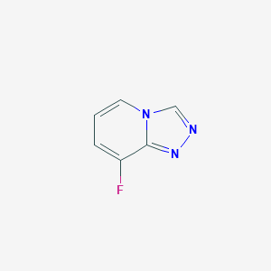 molecular formula C6H4FN3 B1442016 8-Fluoro-[1,2,4]triazolo[4,3-a]pyridine CAS No. 1019026-04-0
