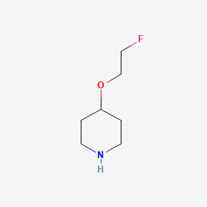 molecular formula C7H14FNO B1442018 4-(2-Fluoroethoxy)piperidine CAS No. 1220179-26-9