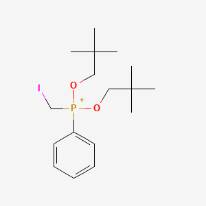 Bis(2,2-dimethylpropoxy)(iodomethyl)phenylphosphanium