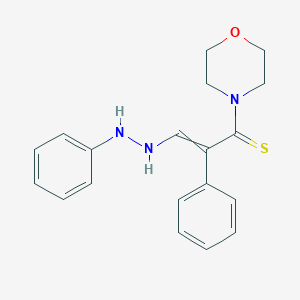 1-(Morpholin-4-yl)-2-phenyl-3-(2-phenylhydrazinyl)prop-2-ene-1-thione