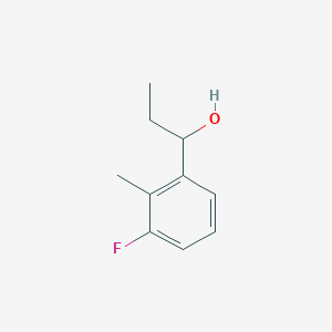 molecular formula C10H13FO B1442028 1-(3-Fluoro-2-methylphenyl)propan-1-ol CAS No. 1270584-02-5