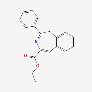 Ethyl 2-phenyl-1H-3-benzazepine-4-carboxylate