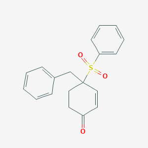 4-(Benzenesulfonyl)-4-benzylcyclohex-2-en-1-one