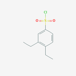 molecular formula C10H13ClO2S B1442034 3,4-Diethylbenzene-1-sulfonyl chloride CAS No. 1314960-90-1